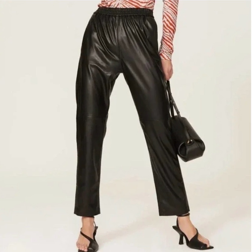 7 For All Mankind Faux Leather Jogger Pants